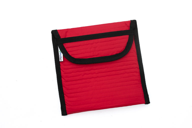 Titanium® Nylon Pencil Pouch, Black & Red 4 Pockets