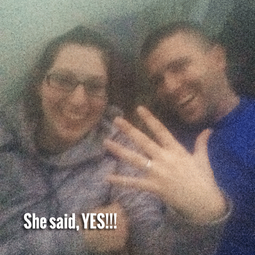 She said yes!