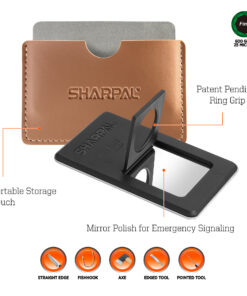 SHARPAL Credit Card Diamond Sharpening Stone (Fine 600 Grit)