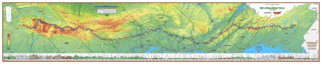 Red Eft Mapping 10'x2' Appalachian Trail Wall Mural