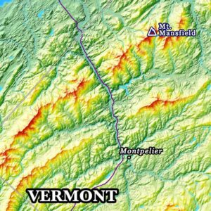 Red Eft Mapping 10'x2' Appalachian Trail Wall Mural