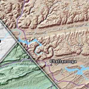 Red Eft Mapping 10'x2' Appalachian Trail Wall Mural