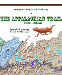 Red Eft Mapping 10'x2' Appalachian Trail Title Detail
