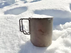 TOAKS Titanium 750ml Pot in the snow