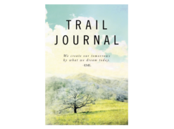 Front cover of Trail Journal for journaling backpacking adventures