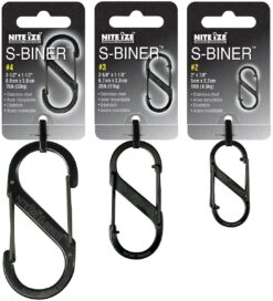 Nite Ize S-Biner Stainless Dual Carabiner 3-pack