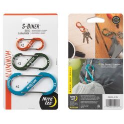 Nite Ize S-Biner Aluminum Dual Carabiner 3-pack