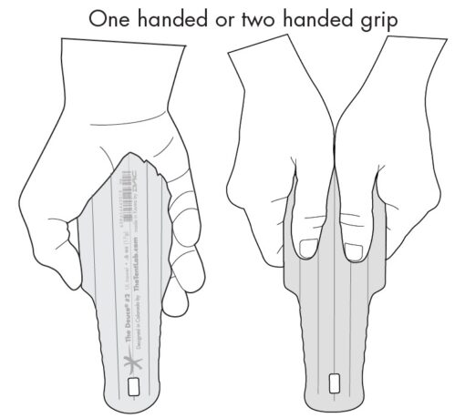 DirtSaw Deuce #2 how to hold diagram